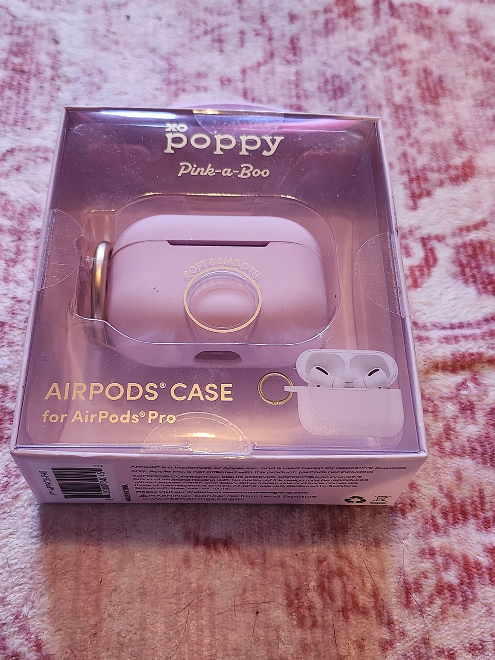 Poppy Pink-a-Boo Pink AirPods Pro Case